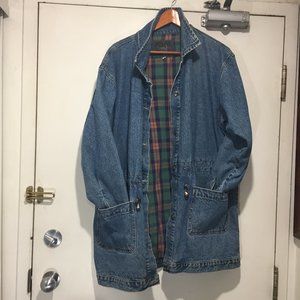 VINTAGE POLAR BLUES TALL DENIM JACKETS SIZE L